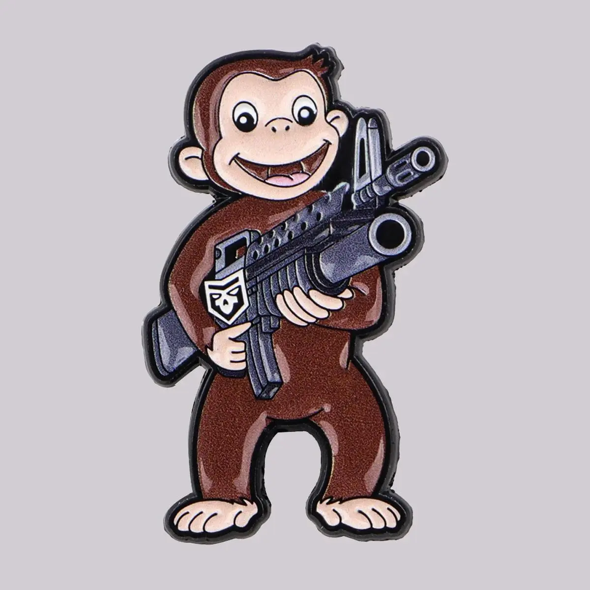 Funny Monkey Enamel Pin Cute Animal Brooch Pines Lapel Pins Badge on Backpack Clothing Accessories Humorous Jewelry Friends Gift