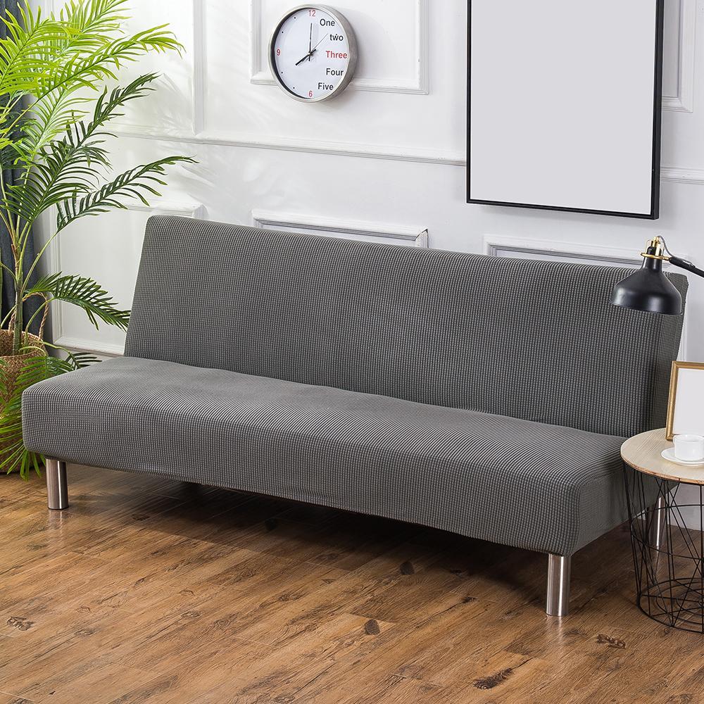 Solid Color Sofa Cover, 1 Count Elastic Sofa Slipcover, Dustproof Sofa Protector for Home Living Room, Sofa Protector for Home Living Room, Couch Slipcover