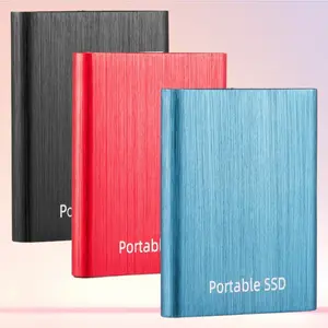 1TB 2TB 4TB 8TB High Speed T3 Portable SSD Mini Brushed Metal External Solid State Drive