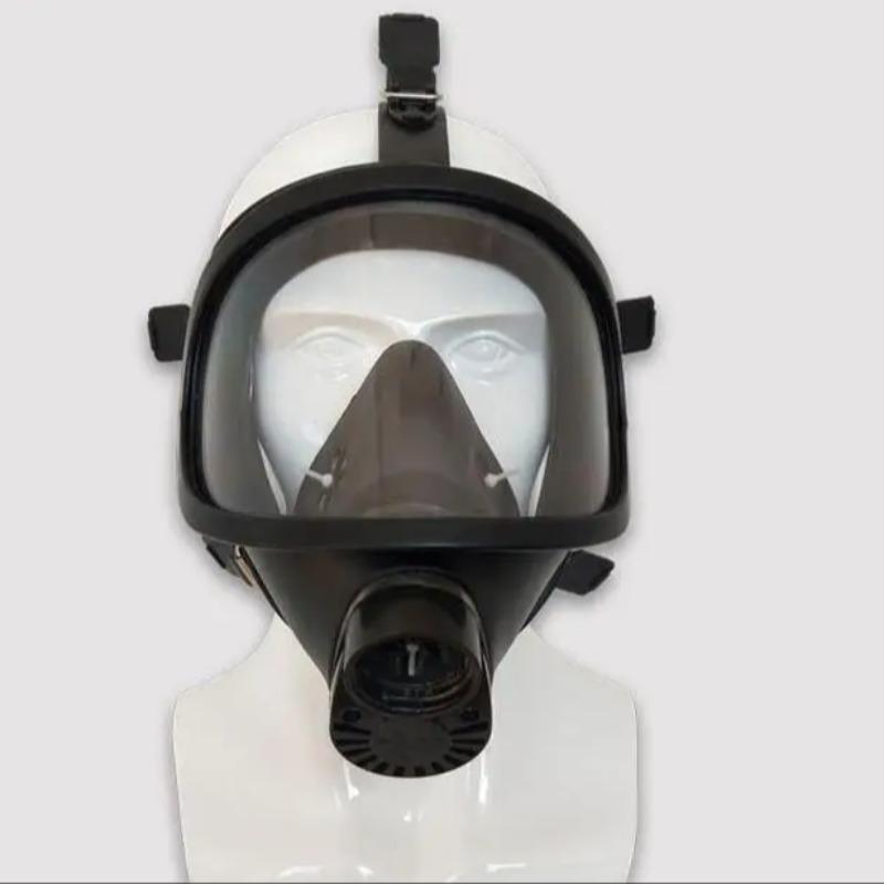 Tactical Full Face Respirator Mask with Activated Carbon Filter, Gas Mask for Survival, Nuclear & Chemical Protection, Dust & Vapors Shield, Protective Mask