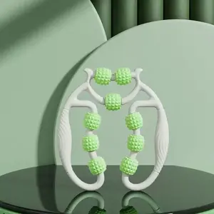 Nine-round circular leg clamp roller leg massager for beautiful legs, muscle relaxer, leg slimming clamp, home-use small leg slimming equipment