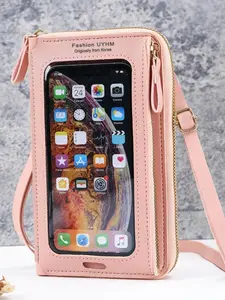 2026New Touch Screen Mobile Phone Bag HandbagFemale Fashionable Daily Crossbody Wallet One-ShoulderTransparent Coin Purse Crossbody Purse Handbags