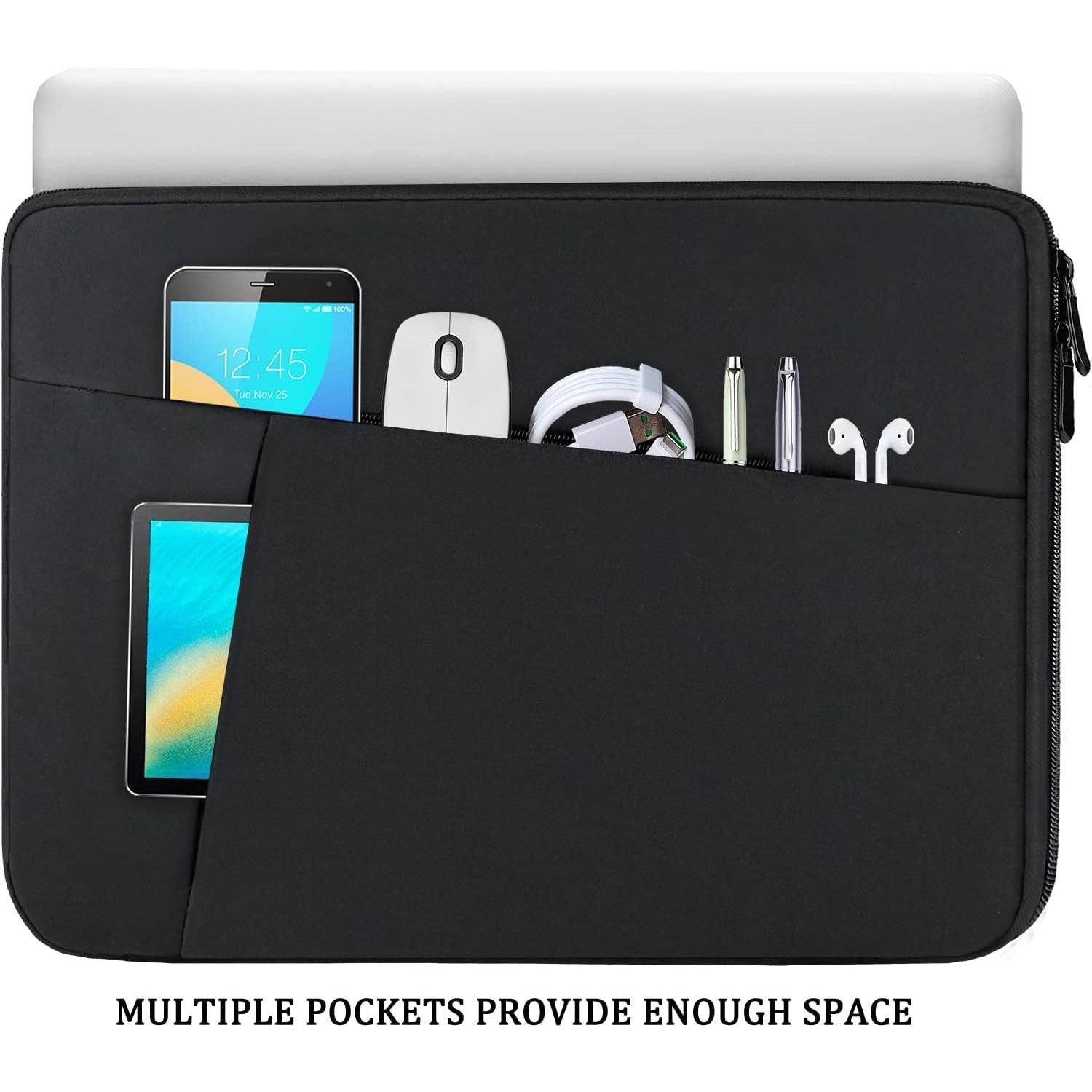 Laptop Case Sleeve 15.6 inch, Durable Shockproof Protective Computer Carrying Cover with Front Pocket, Briefcase Handbags Laptop Sleeve Bag for 15.6 inch , , , , Notebook, Black Laptop Case Sleeve 15.6 inch, Durable Shockproof Protective Computer Carrying Cover with Front Pocket, Briefcase Handbags Laptop Sleeve Bag for 15.6 inch , , , , Notebook, Black