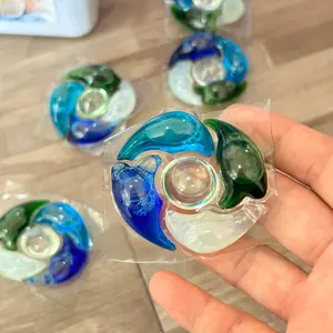 Viral TikTok new 5-in-1 laundry pods, powerful stain removal, eco-friendly, portable, long-lasting fragrance, 30-pack, 80-pack tub, long-lasting fragrance, eco-friendly laundry balls, suitable for home and travel use.