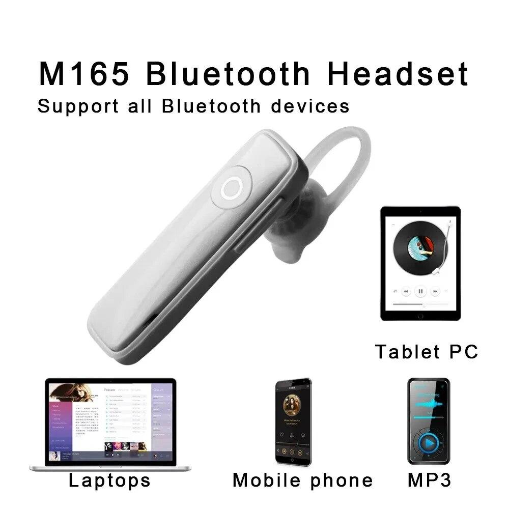 Bluetooth Headset Stereo Wireless Earplug Noise Reduction Unilateral Business Headset Tws Mini Portable M165 4.0 Sports Bluetooth Headset Stereo Wireless Earplug Noise Reduction Unilateral Business Headset Tws Mini Portable M165 4.0 Sports