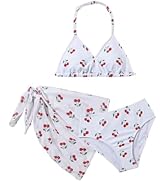 Women's High Cut Thong Bikini Bottom Ruched Low Rise Adjustable Sexy Swimsuit Bottom