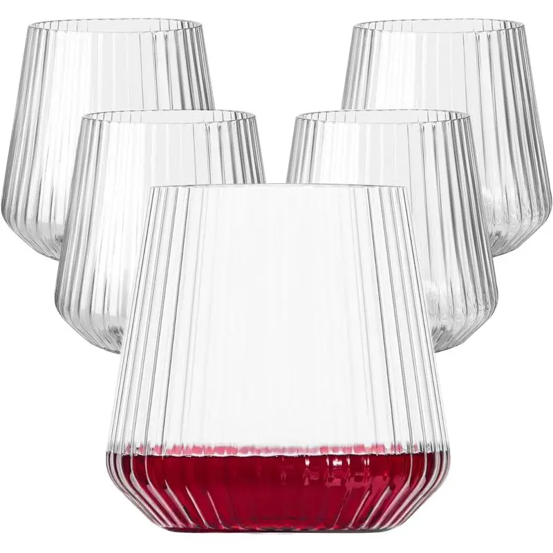 Plastic Wine Glasses, 14Oz Unbreakable Plastic Cocktail Glasses, 40 Pack |   plastic wine glasses,champagne flutes,Unbreakable,Shatterproof,Recyclable,Wedding,Toasting,Disposable, Birthday,Bar,BPA-Free