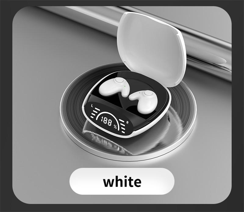 Invisible Earbuds Sleep Headphones Bluetooth 5.3 Noise Reduction Earbuds TWS Wireless Headsets Sport Stereo Earphones for Phone