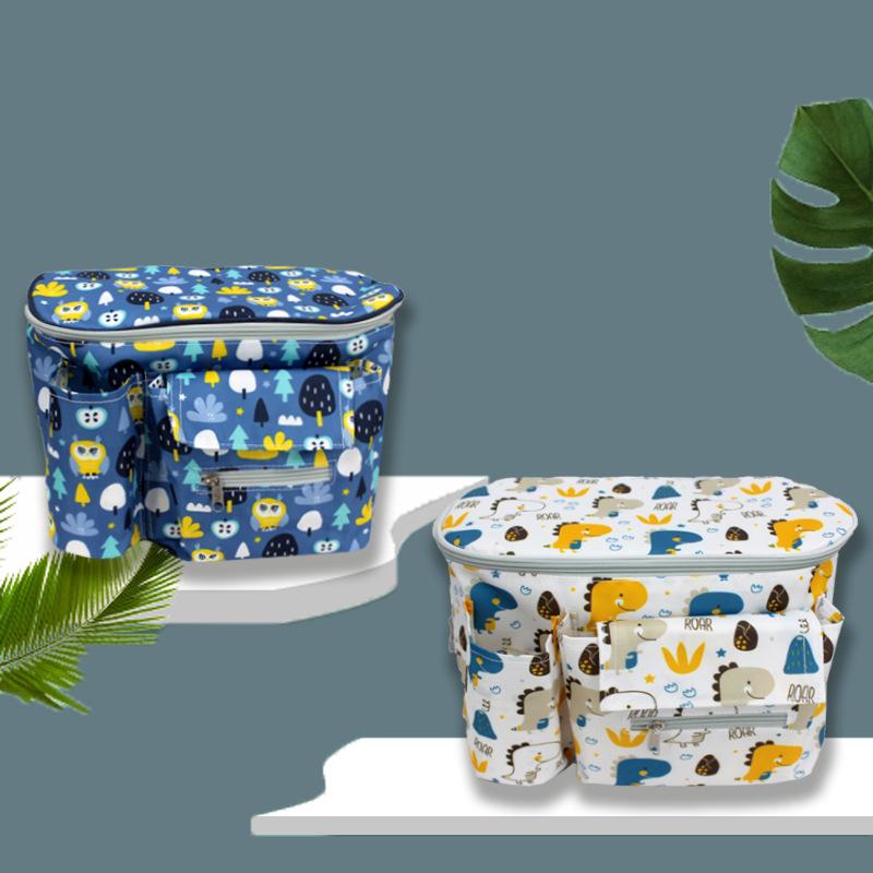 Convenient Stroller Storage Bag |   Perfect Mommy Caddy for Diapers & Baby Stuff