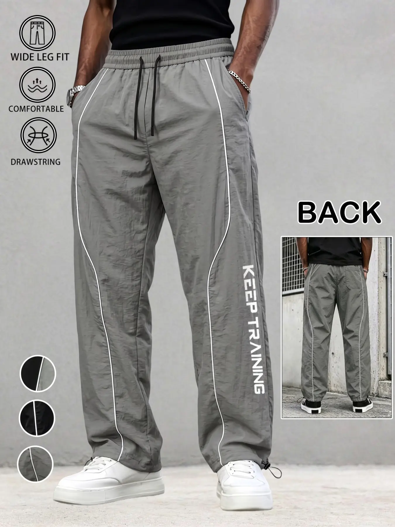 Casual Loose-Fit Harem Pants, High-Waisted Slimming Sportswear, Summer Autumn Thin Workwear, Versatile Cuffed Sweatpants, Street Style Sweatpants