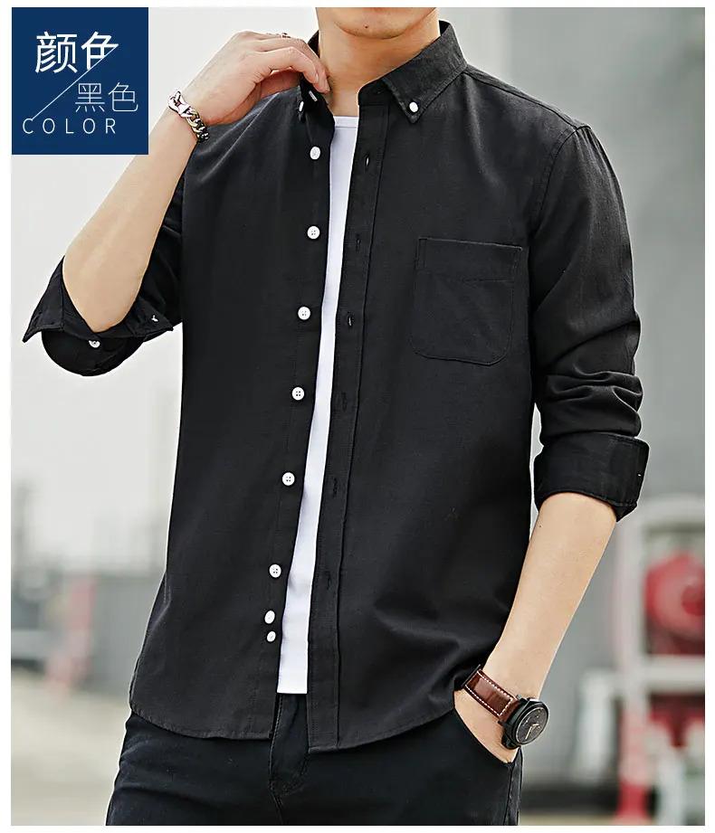 Autumn Oxford spinning men's long sleeved white shirt loose casual jacket Korean version trendy and handsome long sleeved lining clothes workwear shirt long sleeved men's jacket spring and autumn pockets pure cotton high-end white shirt jacket Autumn Oxford spinning men's long sleeved white shirt loose casual jacket Korean version trendy and handsome long sleeved lining clothes workwear shirt long sleeved men's jacket spring and autumn pockets pure cotton high-end white shirt jacket