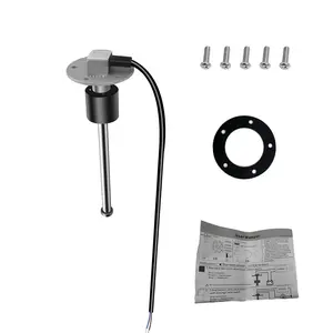 Stainless Fuel Sender Unit 240~33ohm 6" (15CM) Marine Boat Fuel Tank Sending Unit Water Level Gauge Sensor 5 Hole fit Fuel & Water Gauge for Boat Car Truck RV