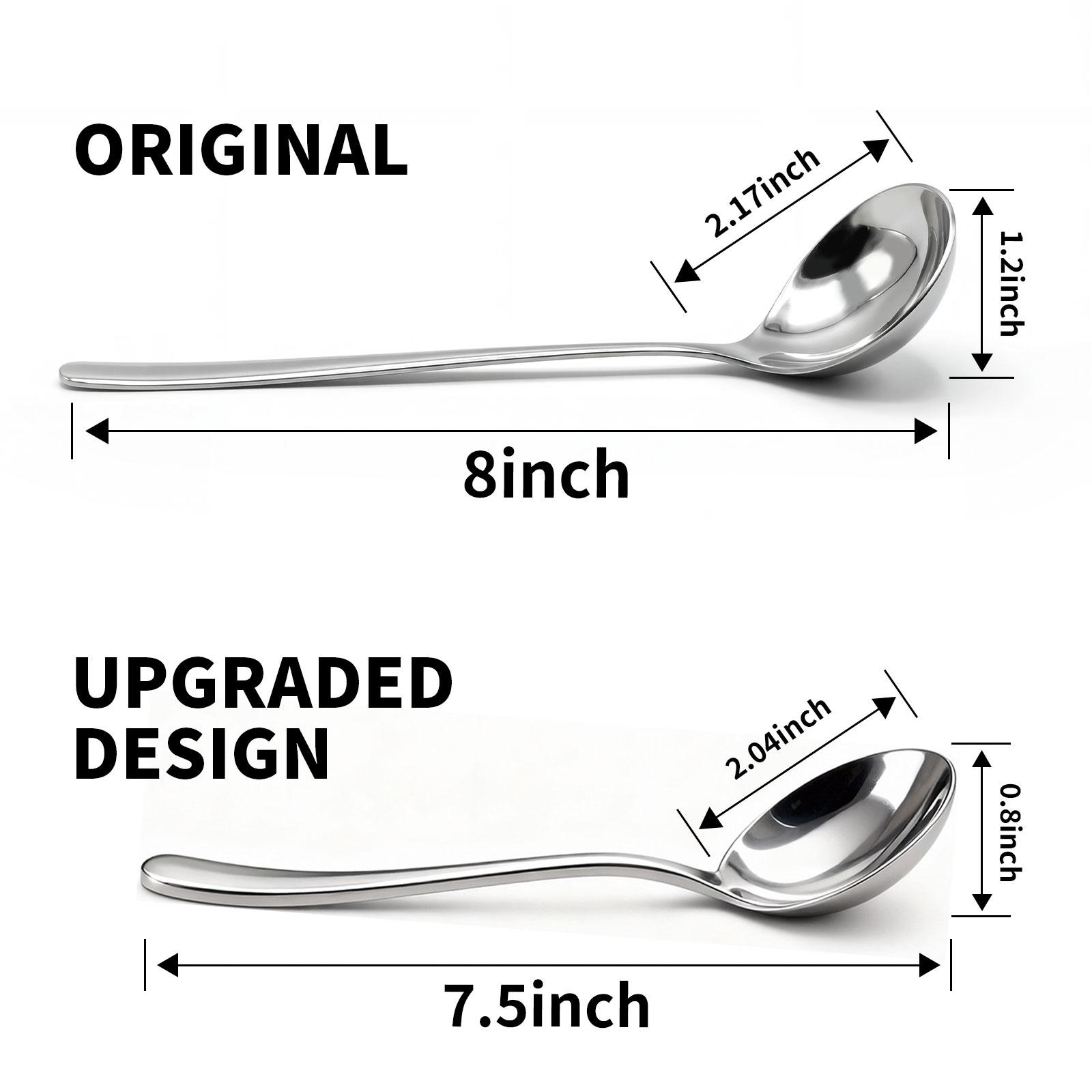 [AREL]4-Piece Stainless Steel Soup Spoon Set