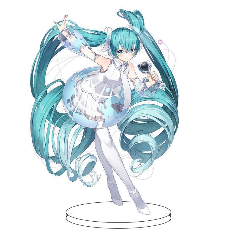 16cm Hatsune Miku Acrylic Standing Brand Comic-Con Surrounding Toy Decoration Gift