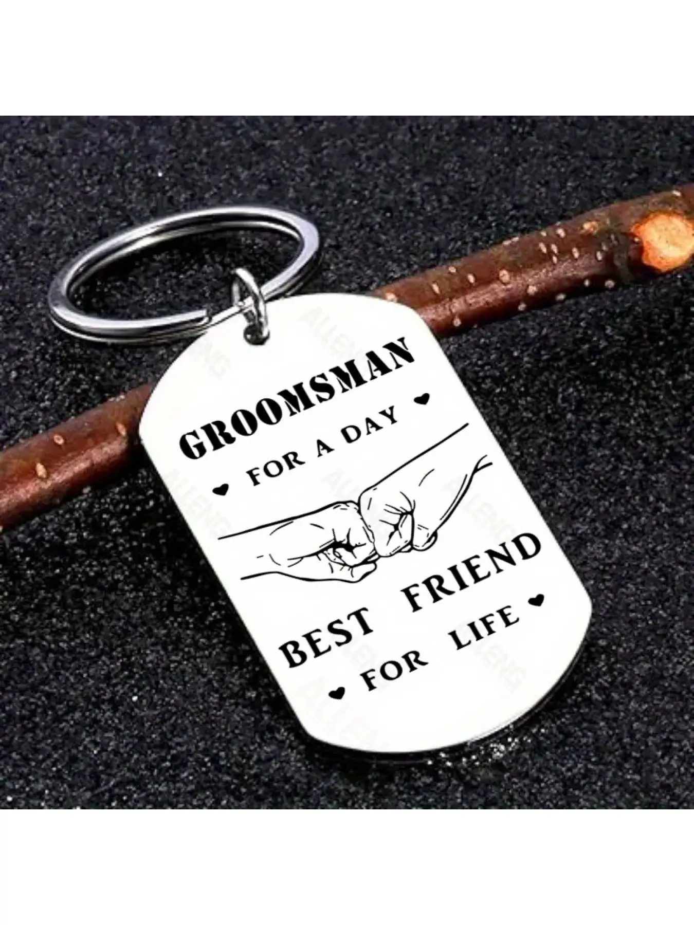 Wedding Day Keychain - Bridal Shower Gifts for Bride Groom Groomsmen Bridesmaid Maid Of Honor Father