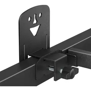 6 PCS Non Slip Mattress Gaskets for Metal Bed Frame, Cute Anti-Slip Holder in Place Gripper, Mattress Slide Stopper, Sturdy Adjustable Anti-Slip Baffle, Easy to Install, Black