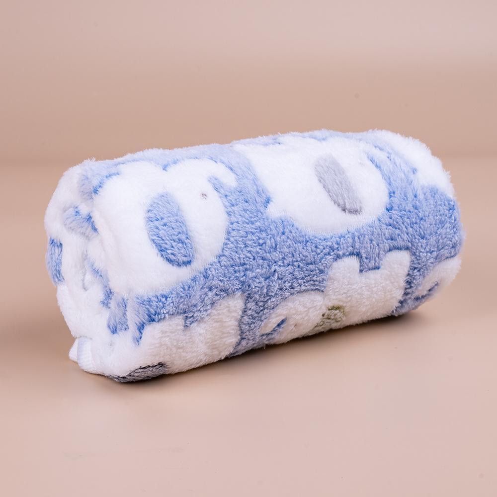 Cartoon Elephant Pattern Pet Blanket, Soft Plush Pet Blankets For Dog & Cat, Flannel Throw for Puppies and Kittens