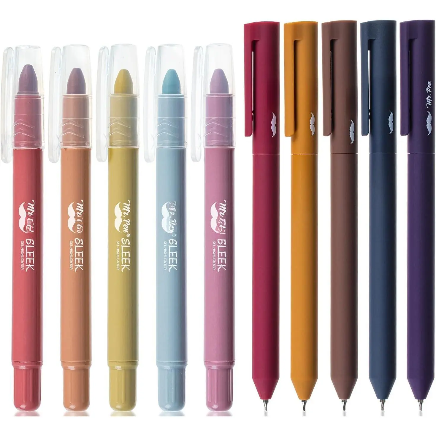 -  Highlighters and s, 10 Pack | Colorful   Highlighters No Bleed, Aesthetic s