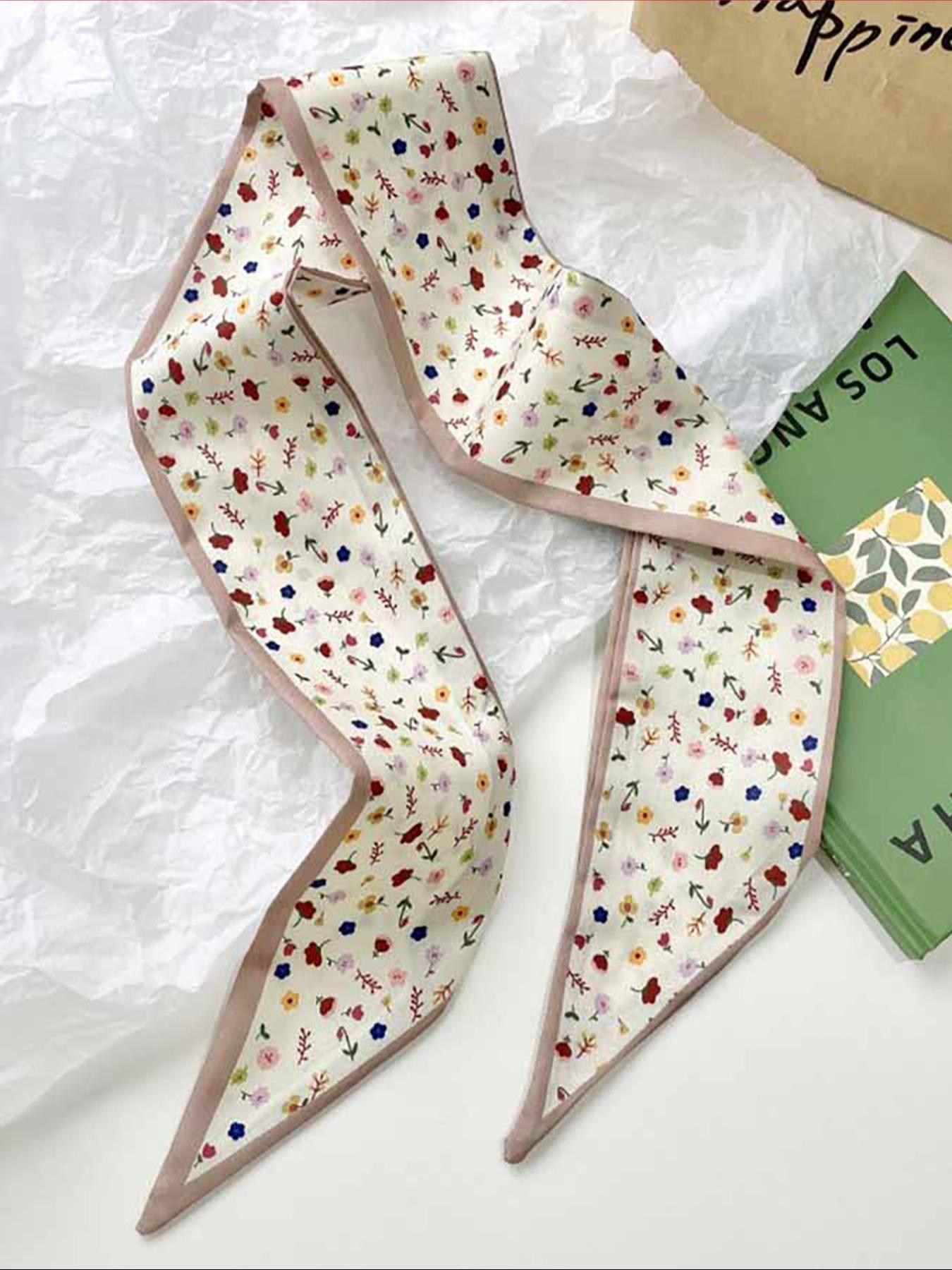 Boho Style Love Heart & Floral & Geometric Pattern Hair Band, Fashionable Hair Accessories for Women & Girls, Minimalist Bandana Headwear Suitable for Thick Hair