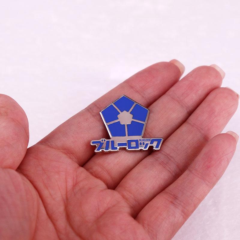 BLUE LOCK anime Enamel Pin playing soccer hot Japanese manga series badge brooch jewelry