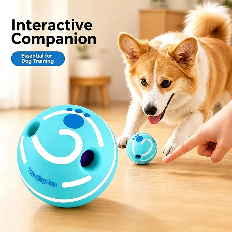 Pet Sound Toy Ball, Silicone Dog Treats Dispenser Ball, Interactive Dog Training Ball, Interactive Pet Chew Toys, Fun Indoor and Outdoor Dog Toy #TOP PICKS