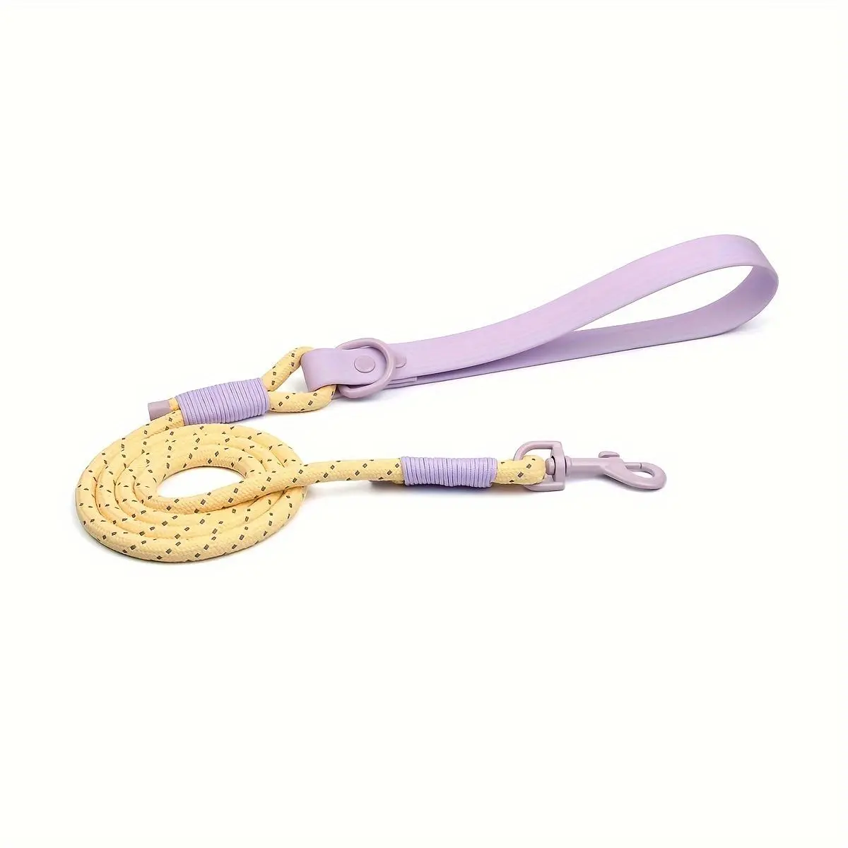 PVC Dog Pull Rope - Comfortable, Soft, Stain-Resistant Pet Accessory, Detachable Universal Non-Customized Design for Small-Large Dogs, Battery-Free Safety & Control During Walks (Collars, Harnesses & Leads Compatibility)