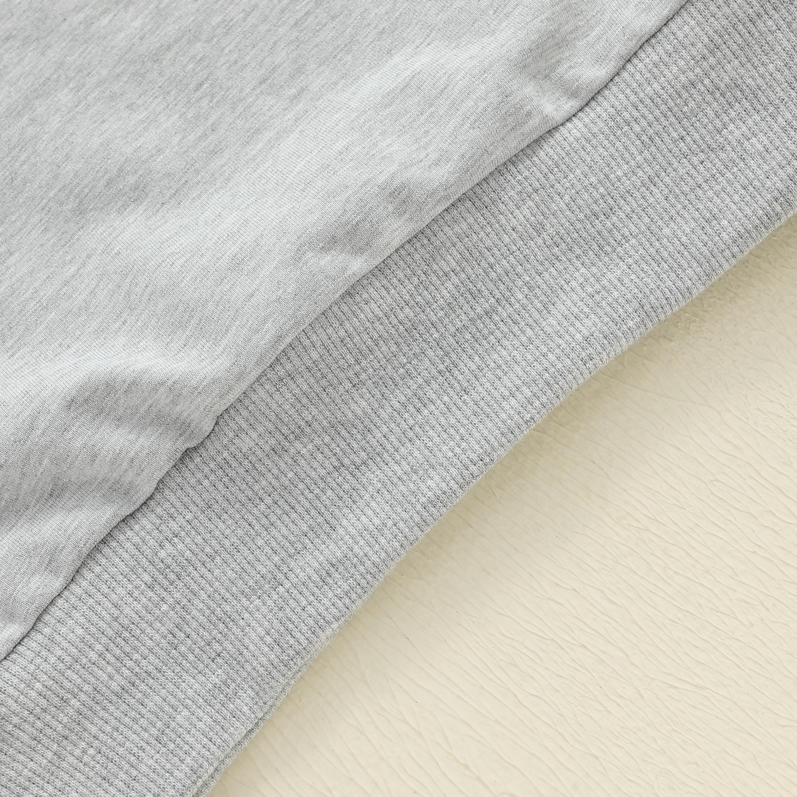 Baby Boy Christmas Sweatshirt Gingerbread Man Embroidery Long Sleeve Lapel Zip Front Pullover Tops 6M-4Y