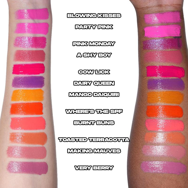 [Made by Mitchell] Curve Case Collective XL - 24-Shade All-in-One Cream Blush Palette for Sculpted & Glowy Cheeks from Soft to Neon Looks