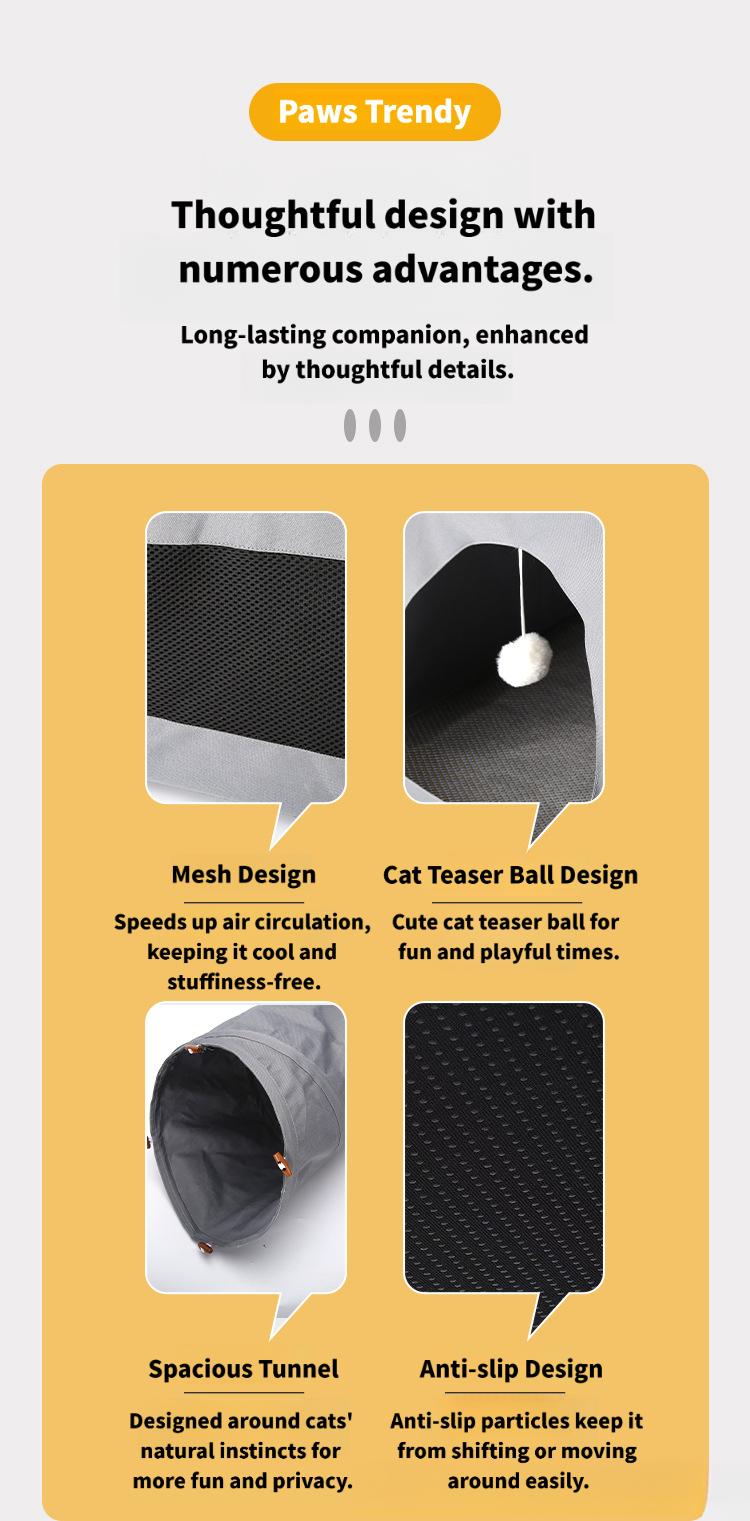 Paws Trendy Portable Plush Pet Tent, Tent for Dogs and Cats, Foldable Pet Tent, Supplies for Dogs and Cats, Household Pet Supplies for Cats, Pet Products