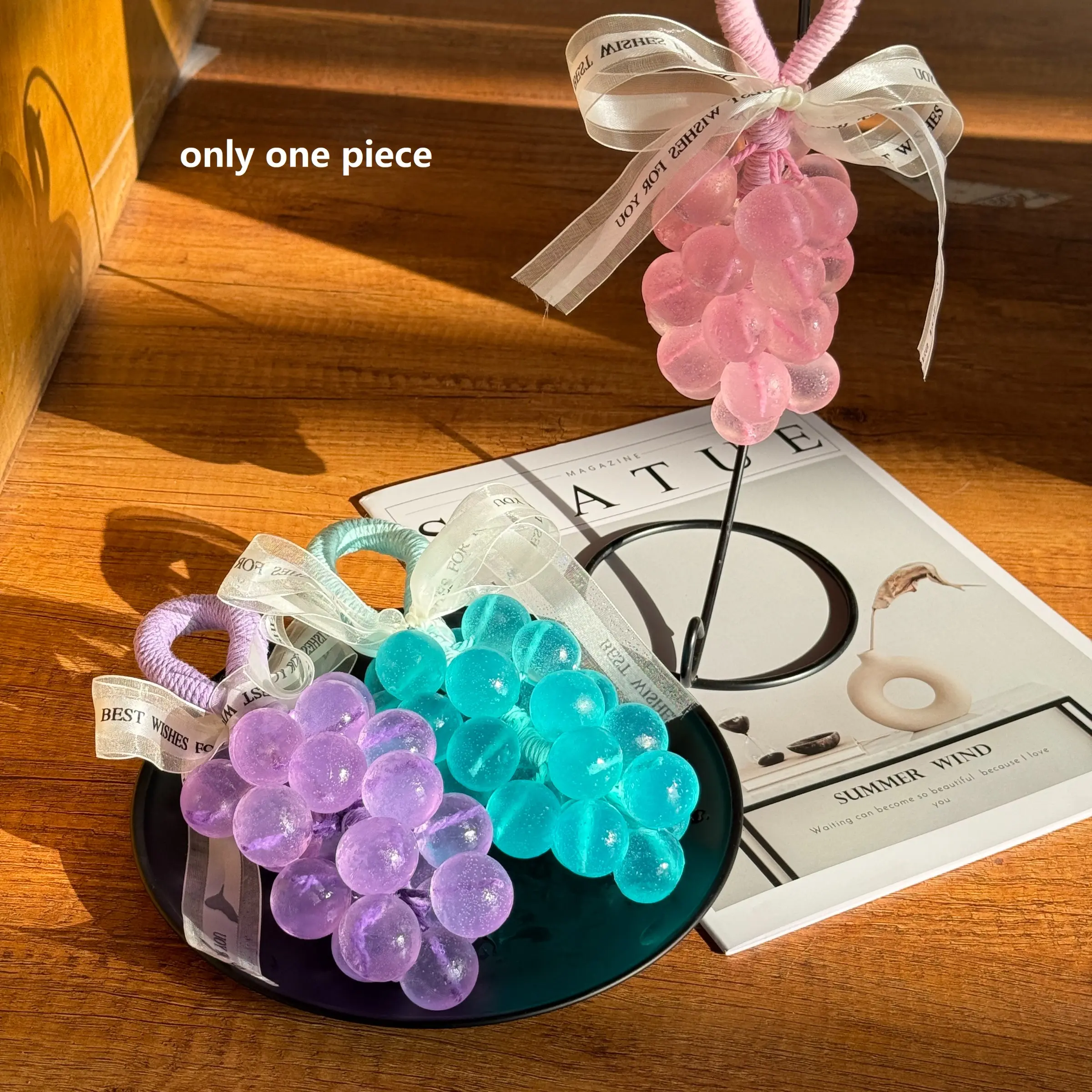 Crystal Grape Cold Process Soap 250g, Natural Skincare Handmade, Long-Lasting Fragrance, Perfect Gift for Friends