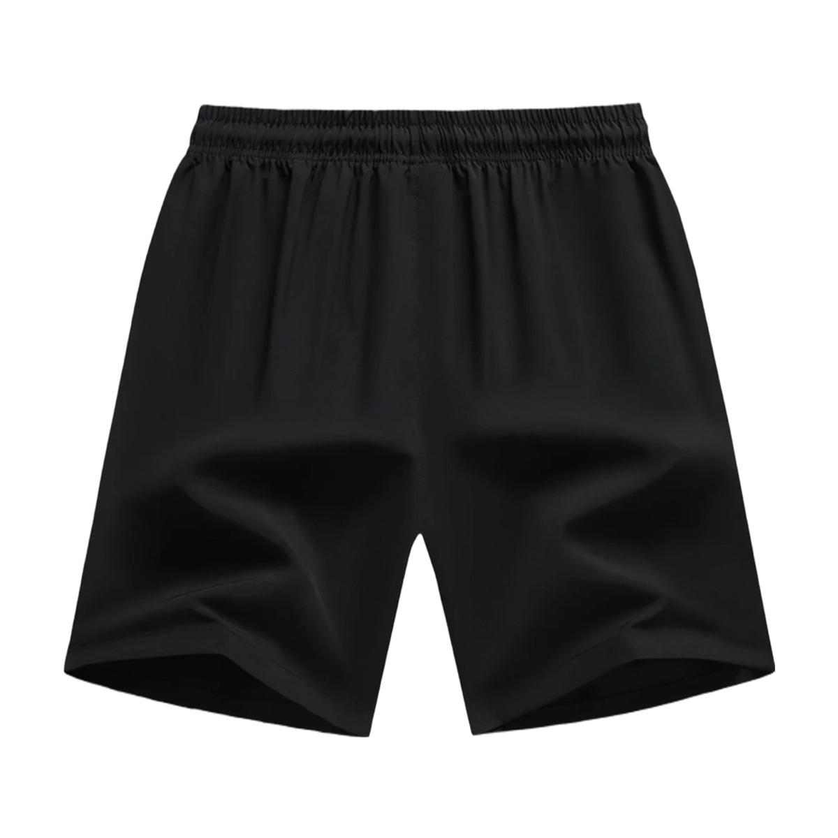 Side-Zip Reflective Performance Pro Mens Quick Dry Athletic Shorts with Secure Side Zipper Pocket and Reflective Logo Graphic Drawstring Waist Breathable Sportswear for Night Runs and Gym Workouts