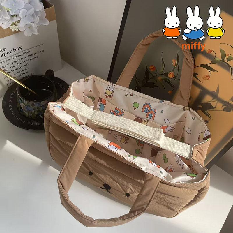 Japanese Kawaii Miffy Handbag New Cute Cartoon Anime Cart Hanging Bag Going Out Portable Storage Bag Girl's Festival Gift