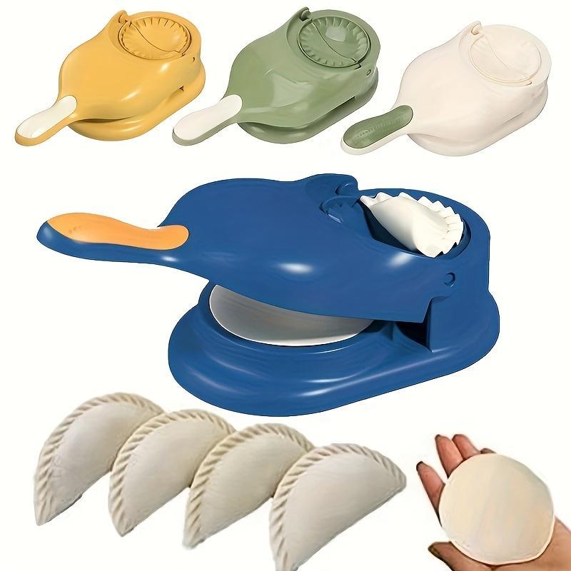 Dumpling Making Aid, Household Dumpling Skin Pressing And Rolling Dough Skin Mold, Bun And Dumpling Rolling Dough Skin Tool, Skin Press, Easy to Learn, Suitable for Kitchen, Living Room, And Camping