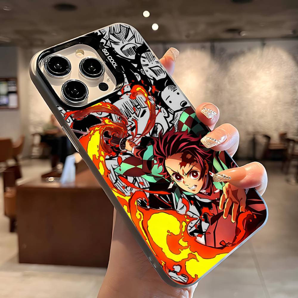 Anime D-Demon Slayers T-Tanjiro For IPhone 17 16 15 14 13 12 Mini 11 8 7 Pro Max Plus Colorful Phone Case