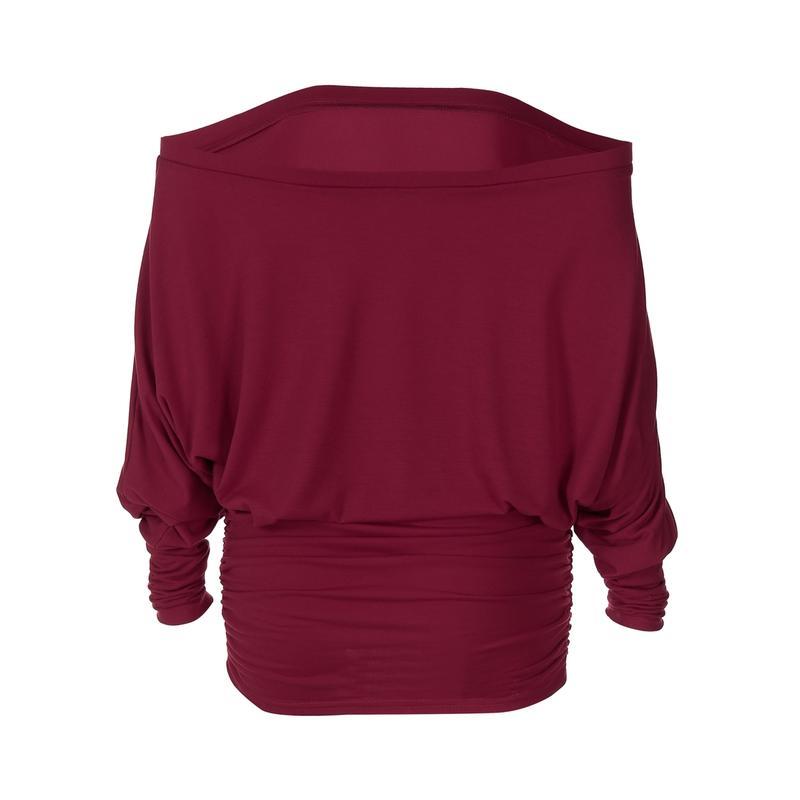 Women's Sheer Ruched Party Dress, Off-The-Shoulder Long Sleeve Women's Mini Dress for Spring & Fall