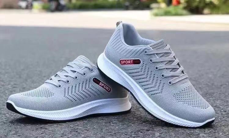 New summer men's sports shoes, men's running shoes, mesh men's shoes, summer breathable