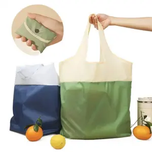 (3-Pack) Eco Friendly Reusable Waterproof Shopping Bag Foldable Portable Storage Organizer Large Capacity Grocery Tote Laundry Box Home
