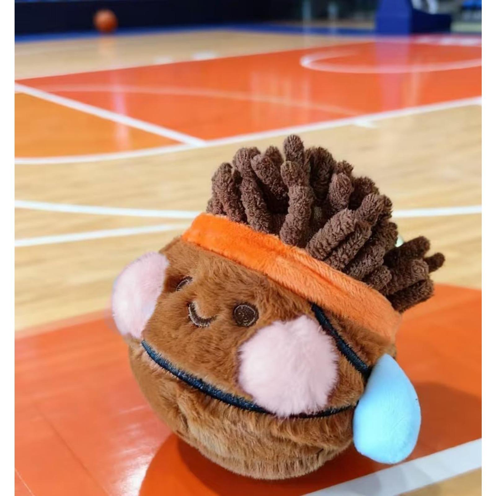 Soft Plush Ball Keychain Set – Cute Stuffed Keyring for Backpack, Squishy Toy Gift for Soccer Basketball Tennis Golf Rugby Billiards Baseball Lovers & Players