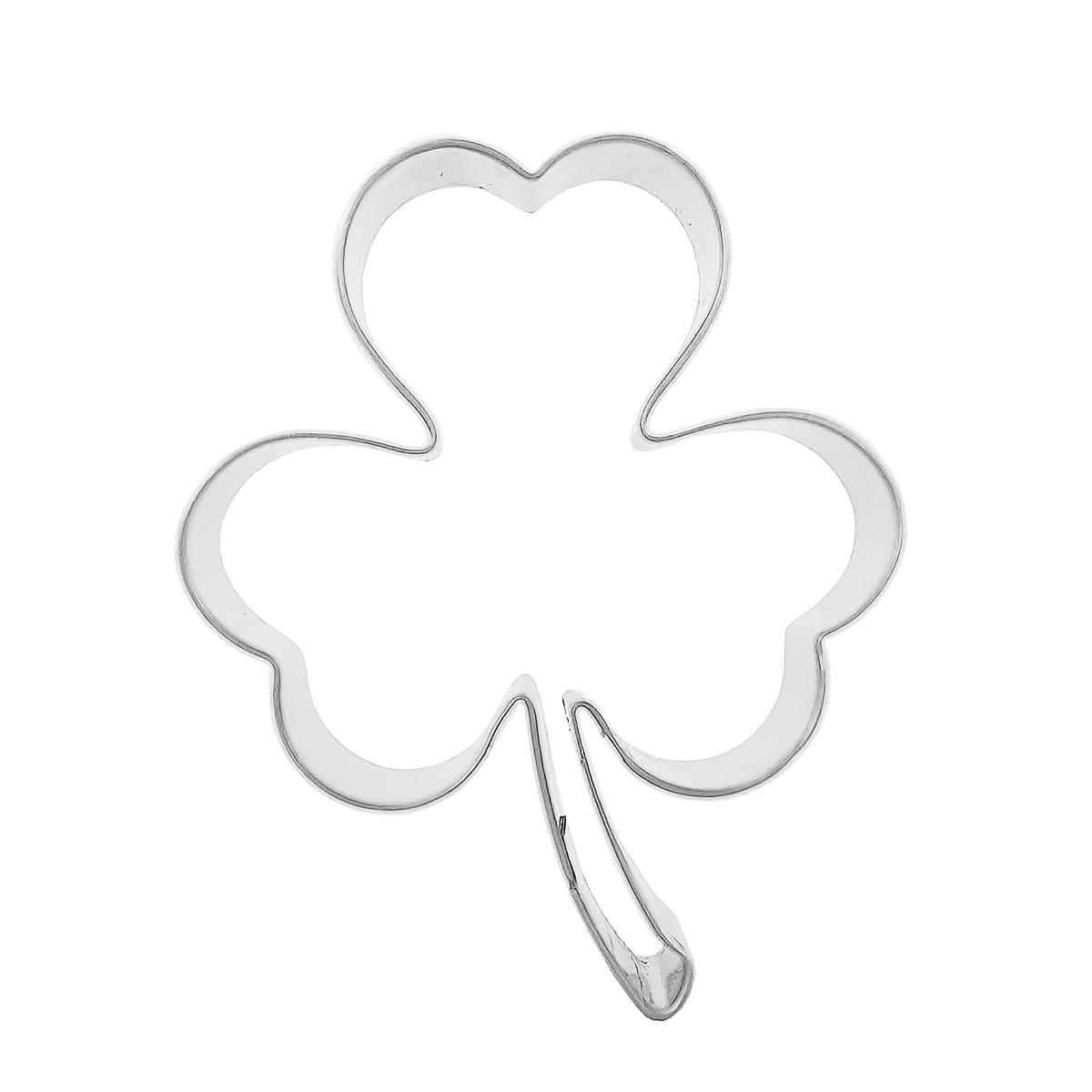 Stainless Steel Clover Cookie Cutter Suitable for Baking & Fondant - Lucky Four- Clover Mold, Easy Release for Bread, Pastries, Wedding/Valentine's Crafts, School, Suitable for Clay and, Pastry