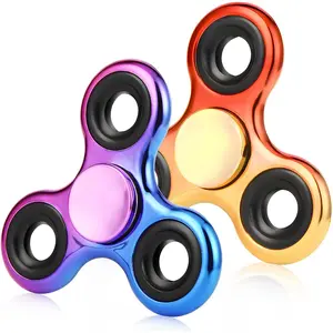 Fidget Spinner 2 Pack, Fidget Toys Adults Metal Fidget Spinners Fidget Toys for Kids for Autism ADHD Anxiety Gift for Teens Boysfidget toys