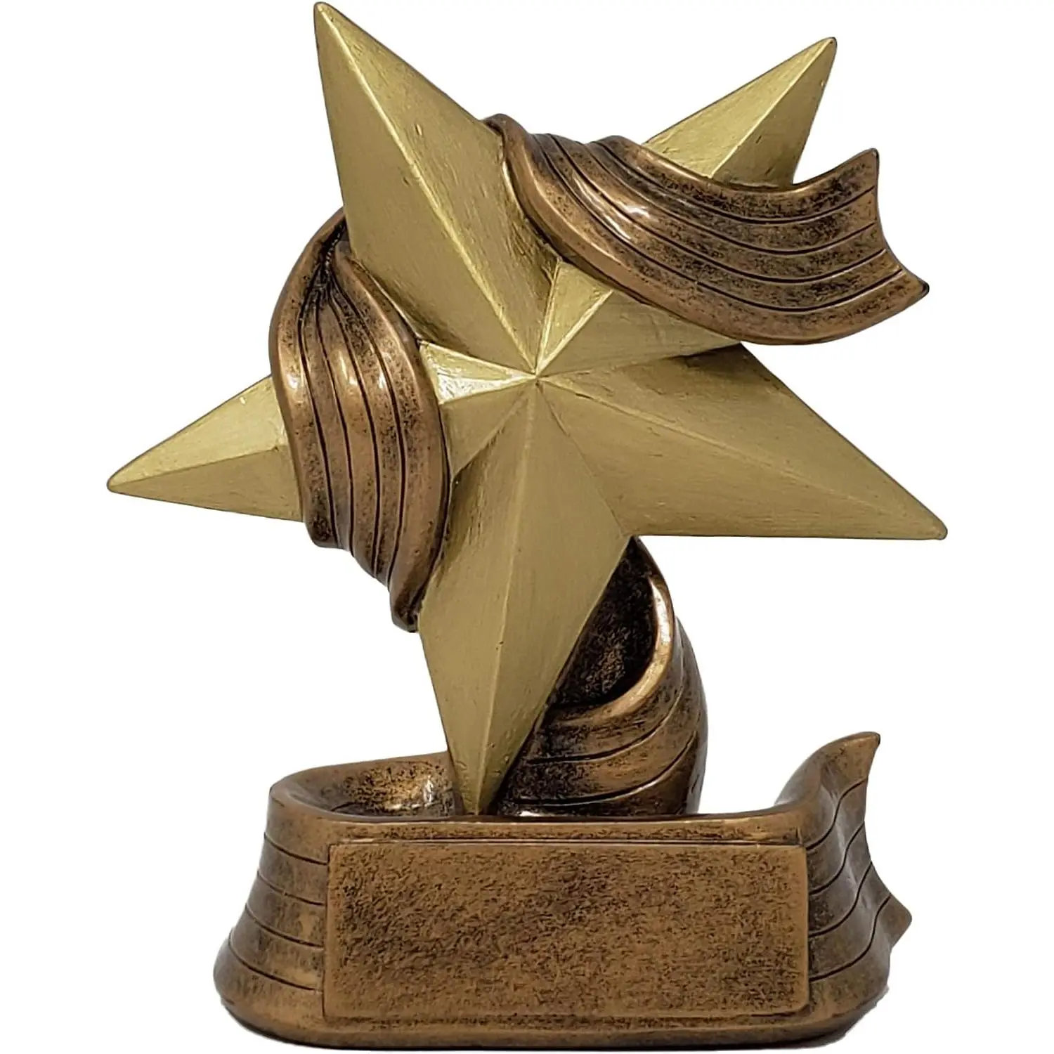 Trophy - 5 or 7 Inch Tall |   Award | Employee Superstar Recognition Trophy - Engraved Plate  Request