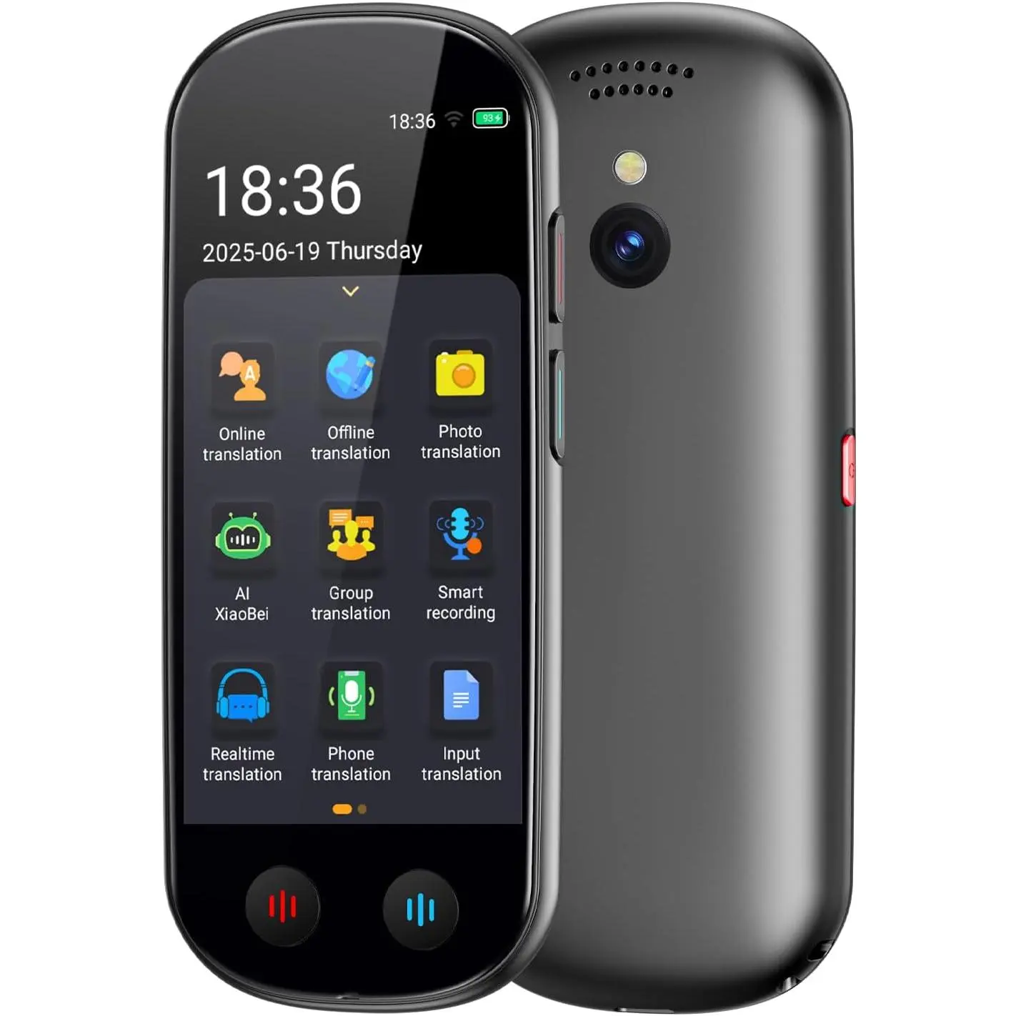 Language Translator Device No WiFi Needed, 2026 Upgraded AI Translator, 150+ Languages  Two Way Vioce Translator, /Offline/Recording/Photo/Text Translation for Business Learning Travel