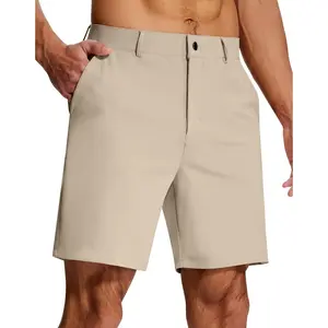 SERAMY Mens Golf Dress Shorts 7 Inch with 5 Pockets Stretch Lightweight Quick Dry Flat Front Shorts for Work Casual