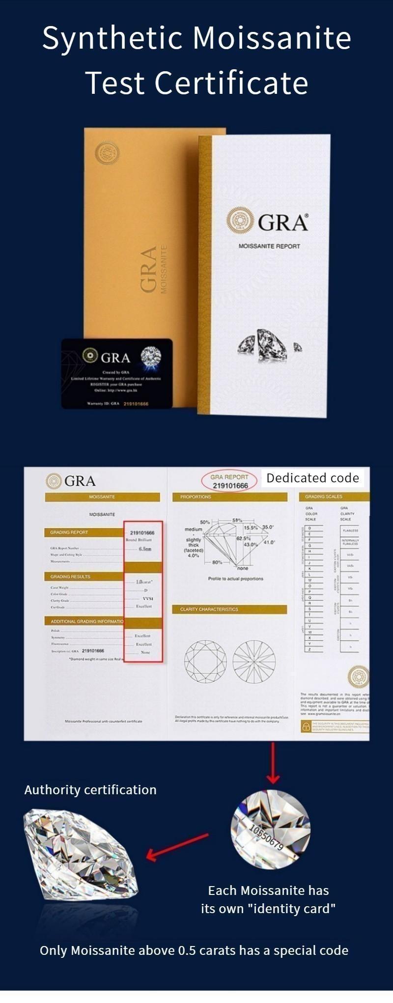 S925 Sterling Silver Adjustable Open Stackable Moissanite Ring-291(50%)