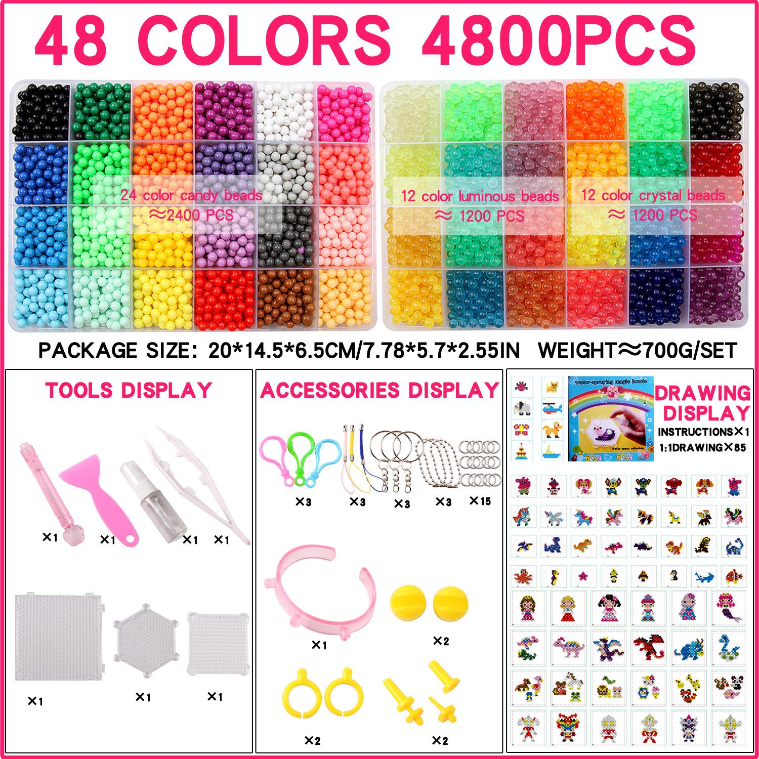 With CE Puzzle Luminous Luminous Puzzle 5mm Puzzle Set Handmade DIY Water-soluble Puzzle Toys