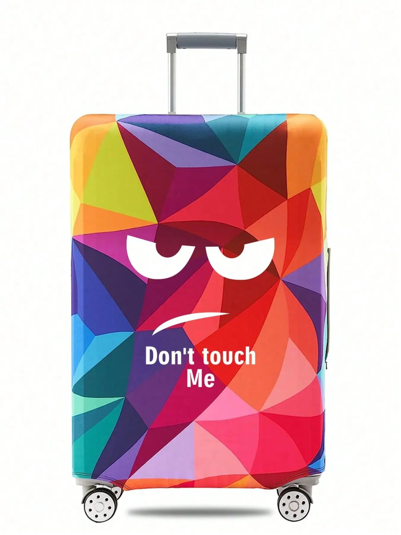 Colorful Graffiti Print Luggage Cover, Elastic Fabric, Dustproof, Fits 18-32 Inch Luggage, Travel Organizer, Essential for Holidays, School Supplies Bag