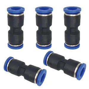 Pneumatic 5/16 or 8mm Quick Connect Tube Fitting - Push to Connect Fitting (5)