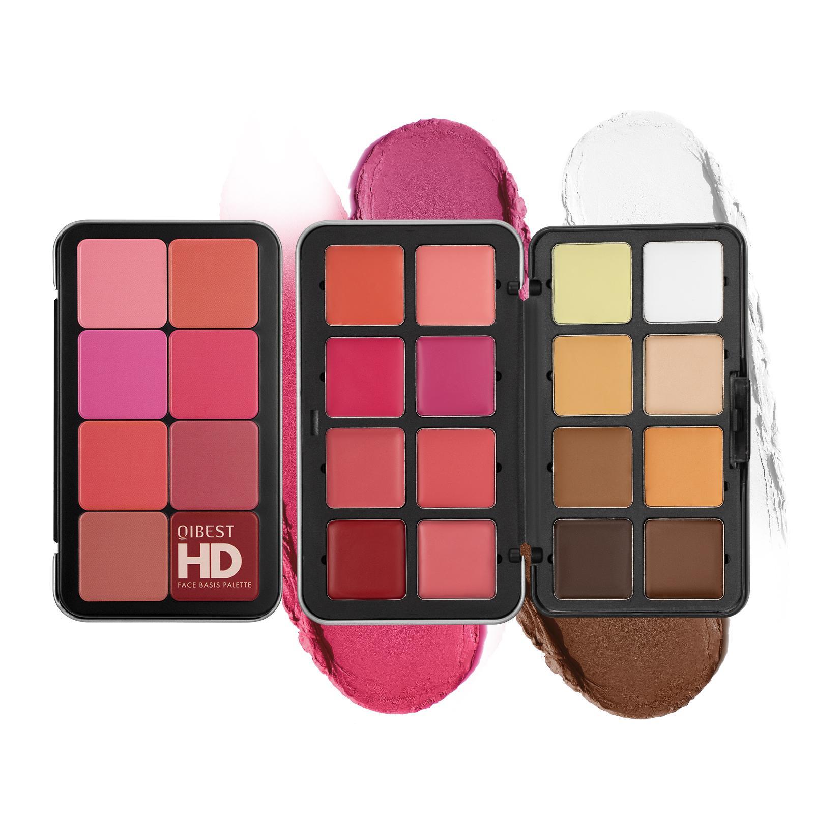 16-color powder blusher contouring concealer palette, matte highlighter multi-purpose rouge cream, long-lasting waterproof concealer palette, versatile use, Cosmetics Products