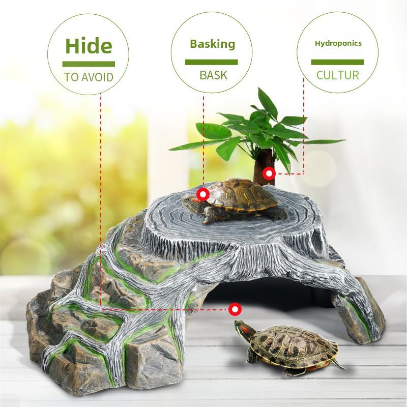 Turtle Care Supplies Small Turtle Rockery Tank Basking Platform Climbing Platform Mini Round Fish Tank Home Aquascape Set Turtle Care Supplies Small Turtle Rockery Tank Basking Platform Climbing Platform Mini Round Fish Tank Home Aquascape Set