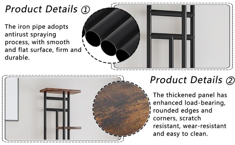 dealsforyoudays Plant Stand 4 Tier 5 Potted Indoor Plant Shelf Multiple Stands for Garden Corner Balcony Living Room (4 Tier 5 Potted, Black)